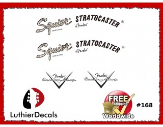  Squier Stratocaster Guitar Decal #168